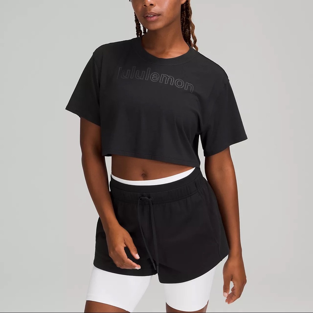 ISO Lululemon All Yours Graphic Crop T Shirt